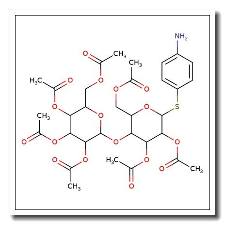 4-Aminophenyl 2,3,6-tri-O-acetyl-4-O-(2,3,4,6-tetra-O-acetyl-b-D-glucopyranosyl)-b-D-thioglucopyranoside CAS 60515-61-9