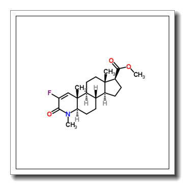 Methyl (4aS,4bS,6aS,7S,9aS,9bS,11aR)-3-fluoro-1,4a,6a-trimethyl-2-oxo-2,4a,4b,5,6,6a,7,8,9,9a,9b,10,11,11a-tetradecahydro-1H-indeno[5,4-f]quinoline-7-carboxylate CAS 606101-78-4
