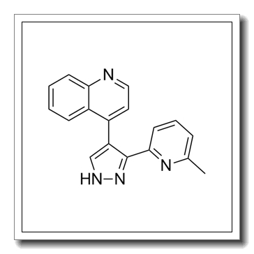 4-[5-(6-methylpyridin-2-yl)-1H-pyrazol-4-yl]quinoline CAS 607737-87-1