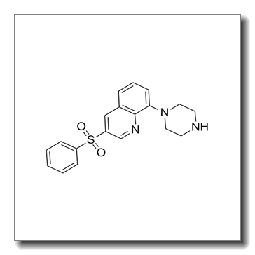 3-(benzenesulfonyl)-8-piperazin-1-ylquinoline CAS 607742-69-8