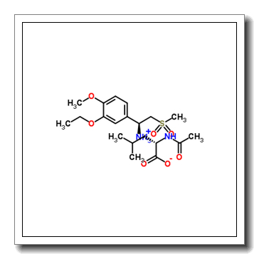 (S)-2-(3-ethoxy-4-methoxyphenyl)-1-(methylsulphonyl)-eth-2-ylamine N-acetyl-L-leucine salt CAS 608141-43-1