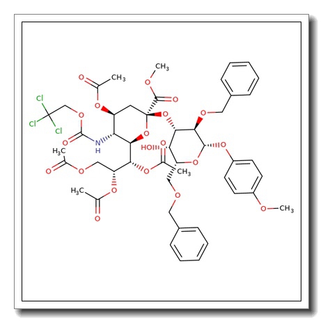 Neu5Troc[1Me,4789Ac]a(2-3)Gal[26Bn]-b-MP