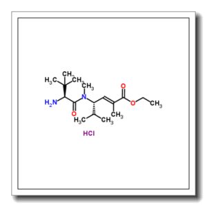 Ethyl (2E,4S)-2,5-dimethyl-4-[methyl(3-methyl-L-valyl)amino]-2-hexenoate hydrochloride (1:1)