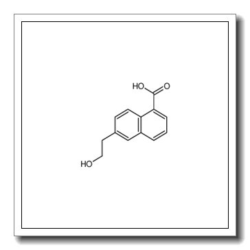 6-(2-hydroxyethyl)naphthalene-1-carboxylic acid CAS 614754-39-1