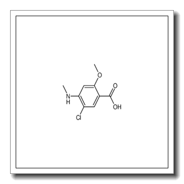 5-chloro-2-methoxy-4-(methylamino)benzoic acid CAS 61694-98-2