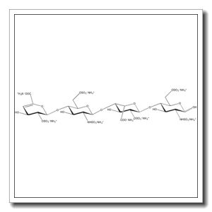 Heparin derived dp4 saccharide ammonium