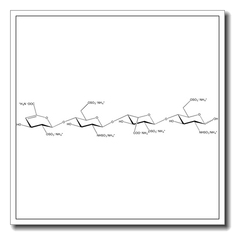 Heparin derived dp4 saccharide ammonium