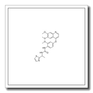 N-[4-[(6,7-二甲氧基-4-喹啉基)氧基]-2-甲氧基苯基]-N’-[1-(2-噻唑基)乙基]脲
