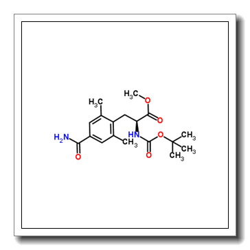 4'-carbamoyl N-Boc-2',6'-dimethyl-L-phenylalanine methyl ester CAS 623950-05-0