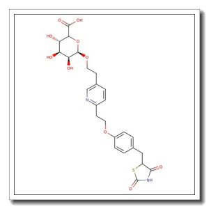 Hydroxy pioglitazone (M-VII) b-D-glucuronide