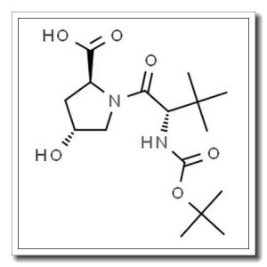 (2S,4R)-1-((S)-2-((tert-butoxycarbonyl)amino)-3,3-dimethylbutanoyl)-4-hydroxypyrrolidine-2-carboxylicacid