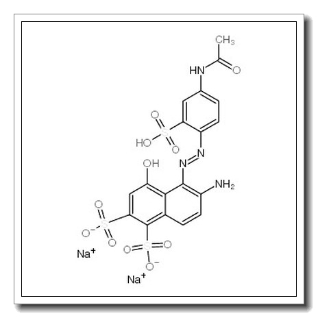 disodium 5-((4-acetylamino-2-sulphophenyl)azo)-6-amino-4-hydroxynaphthalene-2-disulphonate CAS 6360-07-2 