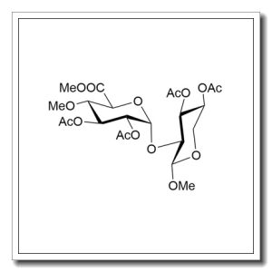 Methyl 3,4-di-O-acetyl-2-O-(methyl 2,3-di-O-acetyl-4-O-methyl-α-D-glucopyranosyluronate)-β-D-xylopyranoside