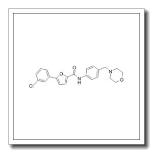 5-(3-氯苯基)-N-(4-(吗啉甲基)苯基)呋喃-2-羧酰胺
