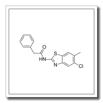 N-(5-Chloro-6-methyl-2-benzothiazolyl)-benzeneacetamide CAS 639052-78-1