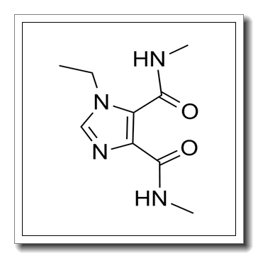 1-ethyl-4-N,5-N-dimethylimidazole-4,5-dicarboxamide CAS 64-99-3
