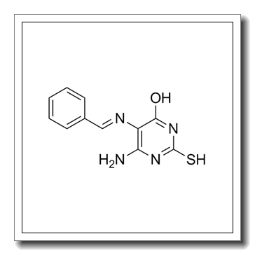 6-amino-5-(benzylideneamino)-2-sulfanylidene-1H-pyrimidin-4-one CAS 64232-83-3