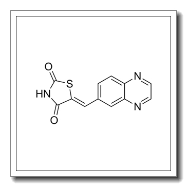 5-(6-Quinoxalinylmethylene)-2,4-thiazolidine-2,4-dione CAS 648450-29-7