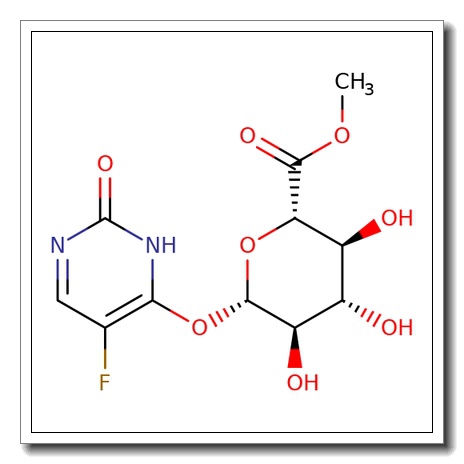 Methyl 1-(5-fluoro-1H-2-oxopyrimidin-4-yl)-b-D-glucopyranuronate