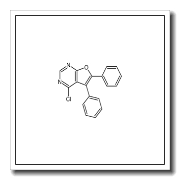 4-chloro-5,6-diphenylfuro[2,3-d]pyrimidine