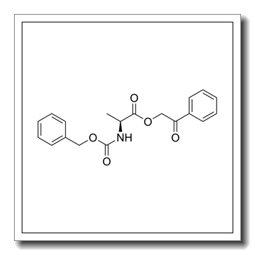 N-benzyloxycarbonyl-L-alanate de benzoylmethyle CAS 6530-41-2