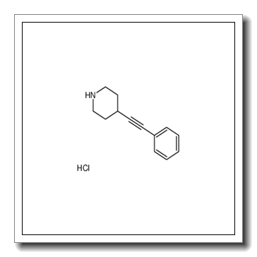 4-(2-phenylethynyl)piperidine,hydrochloride CAS 654663-00-0