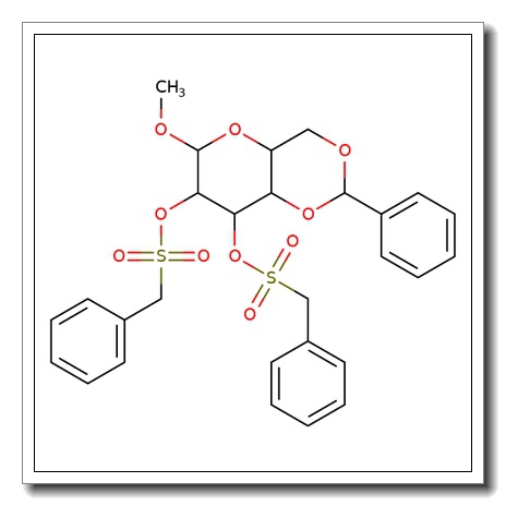 Methyl [(R)-4,6-O-benzylidene-]-2,3-di-O-toluensulfonyl-a-D-glucopyranoside CAS 65556-00-5