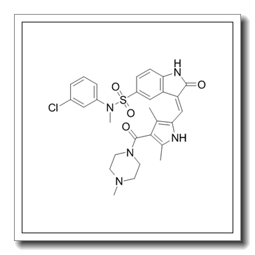 (3Z)-N-(3-chlorophenyl)-3-[[3,5-dimethyl-4-(4-methylpiperazine-1-carbonyl)-1H-pyrrol-2-yl]methylidene]-N-methyl-2-oxo-1H-indole-5-sulfonamide CAS 658084-23-2