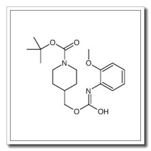2-Methyl-2-propanyl 4-({[(2-methoxyphenyl)carbamoyl]oxy}methyl)-1 -piperidinecarboxylate
