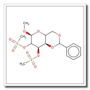 Methyl 4,6-O-benzylidene-2,3-di-O-methanesulfonyl-a-D-glucopyranoside
