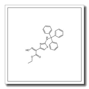 ethyl (Z)-2-hydroxyimino-2-(2-triphenylmethylaminothiazol-4-yl)acetate