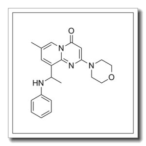 7-甲基-2-(吗啉-4-基)-9-[1-(苯氨基)乙基]吡啶并[1,2-a]嘧啶-4-酮