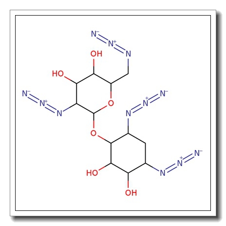 1,3-Diazido-1,2,3-trideoxy-4-O-(2,6-diazido-2,6-dideoxy-a-D-glucopyranosyl)-D-myo-inositol CAS 671809-10-2