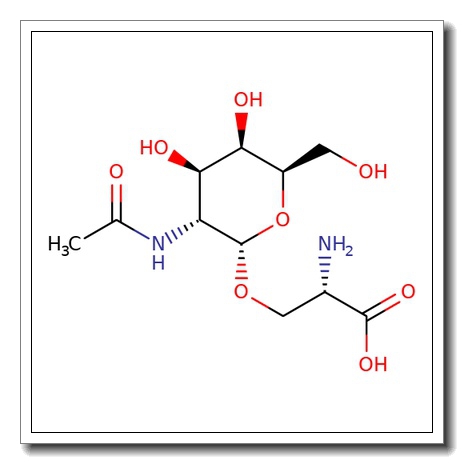 2-Acetamido-2-deoxy-a-D-galactopyranosyl serine