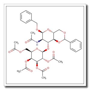 Benzyl 2-acetamido-4,6-O-benzylidene-3-O-(2,3,4,6-tetra-O-acetyl-b-D-galactopyranosyl)-2-deoxy-a-D-glucopyranoside