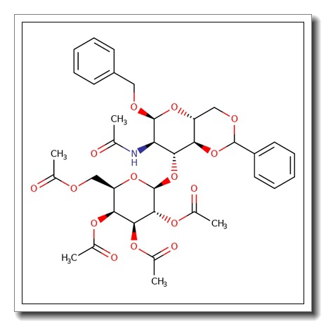 Benzyl 2-acetamido-4,6-O-benzylidene-3-O-(2,3,4,6-tetra-O-acetyl-b-D-galactopyranosyl)-2-deoxy-a-D-glucopyranoside CAS 67313-30-8