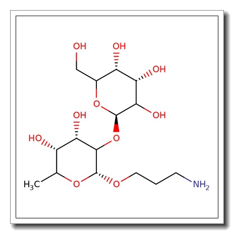 2-O-(a-D-Galactopyranosyl)-b-D-fucopyranosyl propylamine
