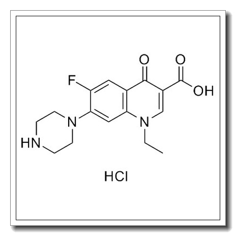 1-ethyl-6-fluoro-4-oxo-7-piperazin-1-ylquinoline-3-carboxylic acid CAS 68077-27-0 