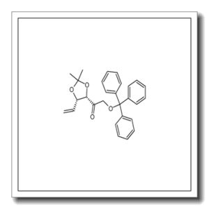 (-)-1-[(4S,5S)-2,2-dimethyl-5-vinyl-1,3-dioxolan-4-yl]-2-(triphenylmethyloxy)ethan-1-one