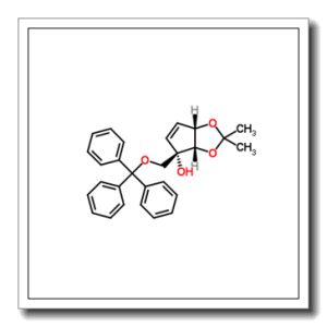 (3aS,4S,6aS)-2,2-Dimethyl-4-[(trityloxy)methyl]-4,6a-dihydro-3aH-cyclopenta[d][1,3]dioxol-4-ol