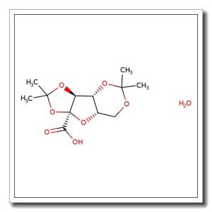 2,3:4,6-Di-O-isopropylidene-2-keto-L-gulonic acid monohydrate