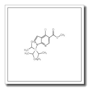 4-氯-1-[三(1-甲基乙基)甲硅烷基]-1H-吡咯并[2,3-b]吡啶-5-羧酸甲酯