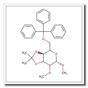 3,4-O-Isopropylidene-1,2-di-O-methyl-6-O-trityl-a-D-galactopyranoside