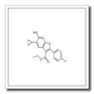 Ethyl 6-amino-5-cyclopropyl-2-(4-fluorophenyl)-1-benzofuran-3-car boxylate