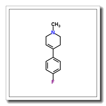 4-(4-fluorophenyl)-1-methyl-3,6-dihydro-2H-pyridine CAS 69675-10-1