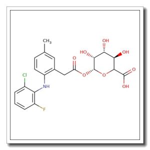 Lumiracoxib acyl-β-D-glucuronide