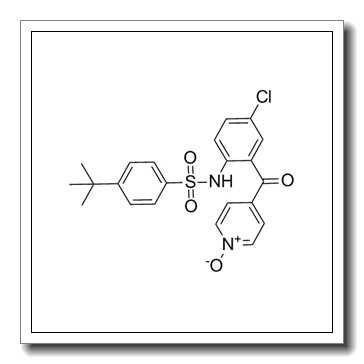 4-tert-butyl-N-[4-chloro-2-(1-oxidopyridin-1-ium-4-carbonyl)phenyl]benzenesulfonamide CAS 698394-73-9