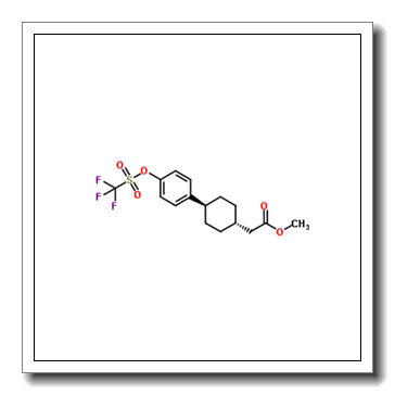 Methyl [trans-4-(4-{[(trifluoromethyl)sulfonyl]oxy}phenyl)cyclohexyl]acetate CAS 701232-68-0