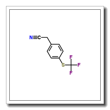 2-[4-(trifluoromethylsulfanyl)phenyl]acetonitrile CAS 70124-90-2
