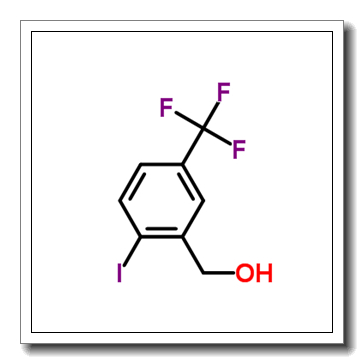 [2-iodo-5-(trifluoromethyl)phenyl]methanol CAS 702641-05-2
